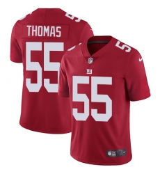 Youth Nike New York Giants #55 J.T. Thomas Red Alternate Vapor Untouchable Limited Player NFL Jersey