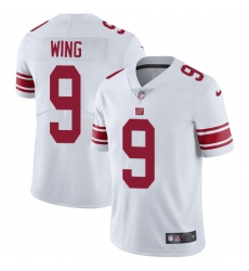 Youth Nike New York Giants #9 Brad Wing White Vapor Untouchable Limited Player NFL Jersey