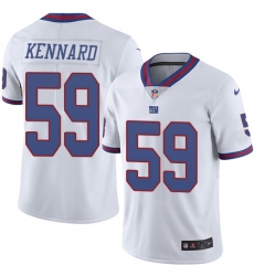 Youth Nike New York Giants #59 Devon Kennard Limited White Rush Vapor Untouchable NFL Jersey