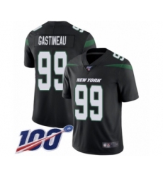 Men's New York Jets #99 Mark Gastineau Black Alternate Vapor Untouchable Limited Player 100th Season Football Jersey