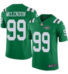 Men's Nike New York Jets #99 Steve McLendon Limited Green Rush Vapor Untouchable NFL Jersey