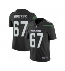 Youth New York Jets #67 Brian Winters Black Alternate Vapor Untouchable Limited Player Football Jersey