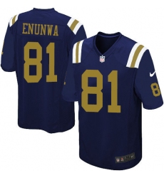 Men's Nike New York Jets #81 Quincy Enunwa Limited Navy Blue Alternate NFL Jersey