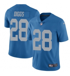 Youth Nike Detroit Lions #28 Quandre Diggs Limited Blue Alternate Vapor Untouchable NFL Jersey