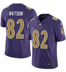 Youth Nike Baltimore Ravens #82 Benjamin Watson Limited Purple Rush Vapor Untouchable NFL Jersey