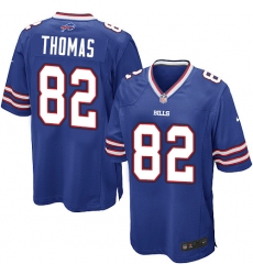 Men's Nike Buffalo Bills #82 Logan Thomas Game Royal Blue Team Color NFL Jersey