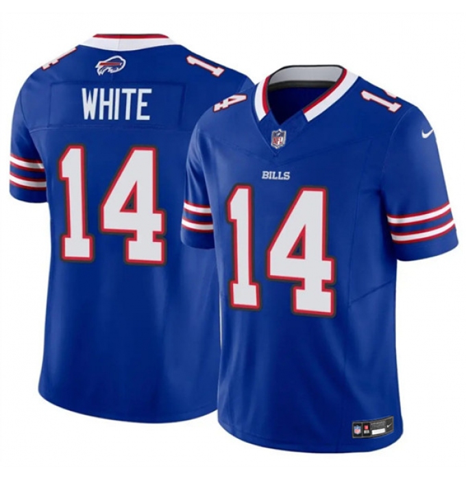 Men's Buffalo Bills #14 Mike White Blue 2025 F.U.S.E. Vapor Untouchable Limited Football Stitched Jersey