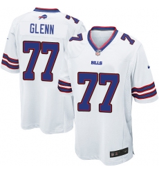 Men's Nike Buffalo Bills #77 Cordy Glenn Game White NFL Jersey