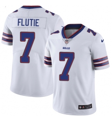 Men's Nike Buffalo Bills #7 Doug Flutie White Vapor Untouchable Limited Player NFL Jersey