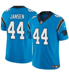 Men's Carolina Panthers #44 J.J. Jansen Blue 2025 F.U.S.E. Vapor Limited Football Stitched Jersey