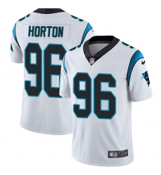 Youth Nike Carolina Panthers #96 Wes Horton White Vapor Untouchable Limited Player NFL Jersey