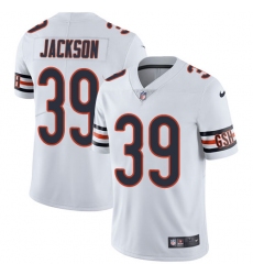 Youth Nike Chicago Bears #39 Eddie Jackson White Vapor Untouchable Limited Player NFL Jersey
