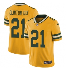 Men's Nike Green Bay Packers #21 Ha Ha Clinton-Dix Limited Gold Rush Vapor Untouchable NFL Jersey