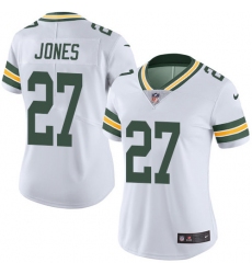 Women's Nike Green Bay Packers #27 Josh Jones White Vapor Untouchable Limited Player NFL Jersey