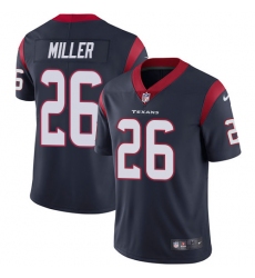 Men's Nike Houston Texans #26 Lamar Miller Limited Navy Blue Team Color Vapor Untouchable NFL Jersey