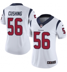 Women's Nike Houston Texans #56 Brian Cushing Limited White Vapor Untouchable NFL Jersey