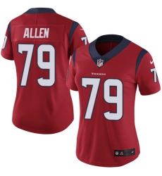 Women's Nike Houston Texans #79 Jeff Allen Limited Red Alternate Vapor Untouchable NFL Jersey