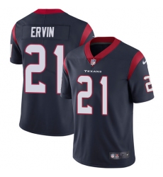 Youth Nike Houston Texans #21 Tyler Ervin Navy Blue Team Color Vapor Untouchable Limited Player NFL Jersey