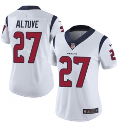Women's Nike Houston Texans #27 Jose Altuve Elite White NFL Jersey
