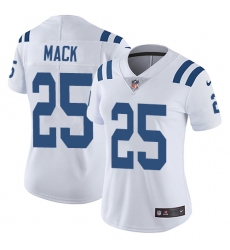 Women's Nike Indianapolis Colts #25 Marlon Mack White Vapor Untouchable Limited Player NFL Jersey