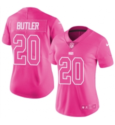Women's Nike Indianapolis Colts #20 Darius Butler Limited Pink Rush Fashion NFL Jersey
