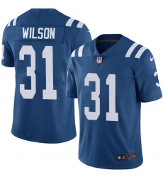 Men's Nike Indianapolis Colts #31 Quincy Wilson Royal Blue Team Color Vapor Untouchable Limited Player NFL Jersey