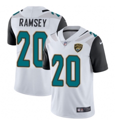 Youth Nike Jacksonville Jaguars #20 Jalen Ramsey White Vapor Untouchable Limited Player NFL Jersey
