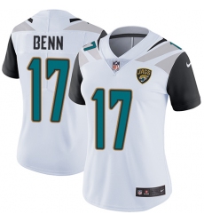 Women's Nike Jacksonville Jaguars #17 Arrelious Benn White Vapor Untouchable Limited Player NFL Jersey