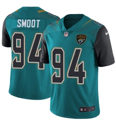 Youth Nike Jacksonville Jaguars #94 Dawuane Smoot Teal Green Team Color Vapor Untouchable Limited Player NFL Jersey