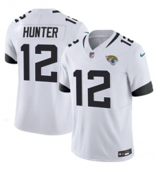 Men's Jacksonville Jaguars #12 Travis Hunter White 2025 Draft F.U.S.E. Vapor Untouchable Limited Football Stitched Jersey